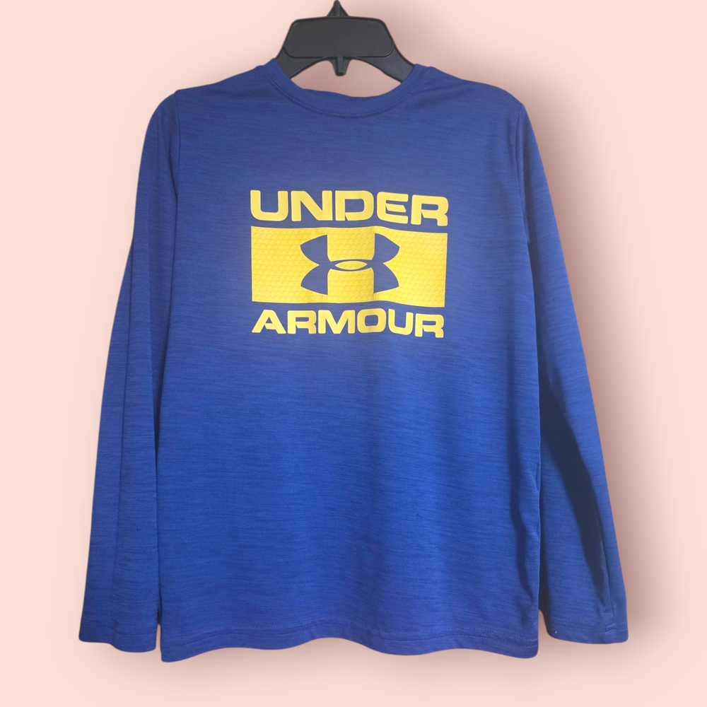 ^ Under Armour Blue HeatGear Shirt